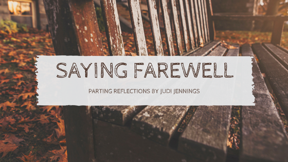 saying farewell
